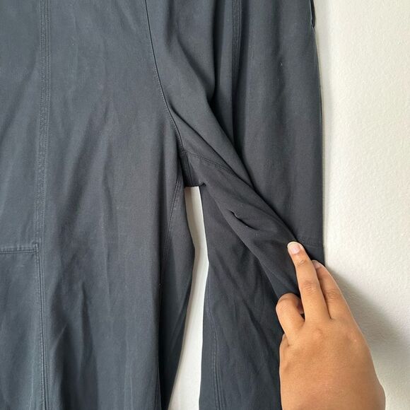 Lululemon Metropolis Maven High Rise Crop Wide Leg Pants Black Size 4 Comfort - Picture 3 of 8